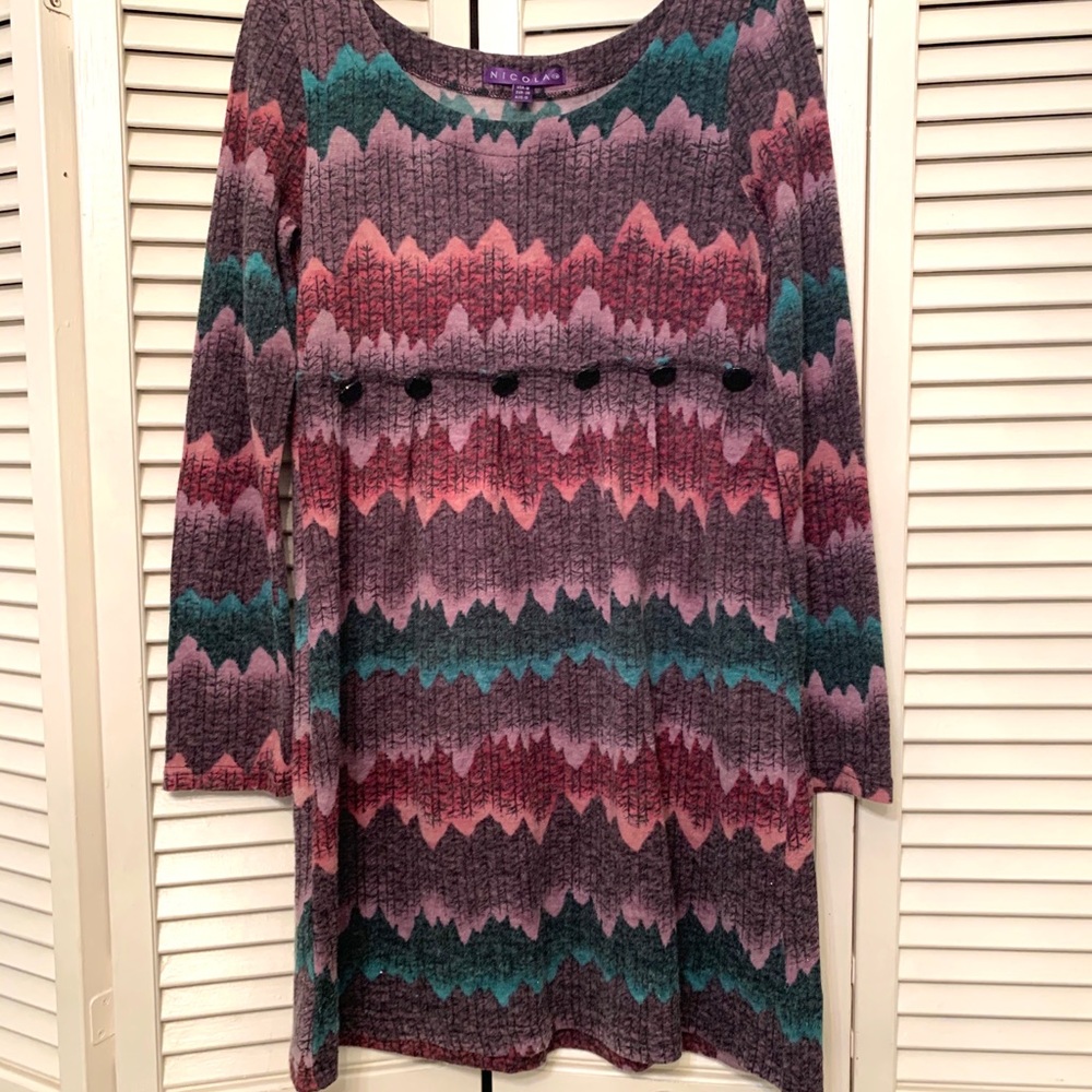 Colorful warm dress
